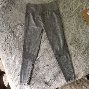 Fabletics High Waisted Grey Leggings - Size Medium